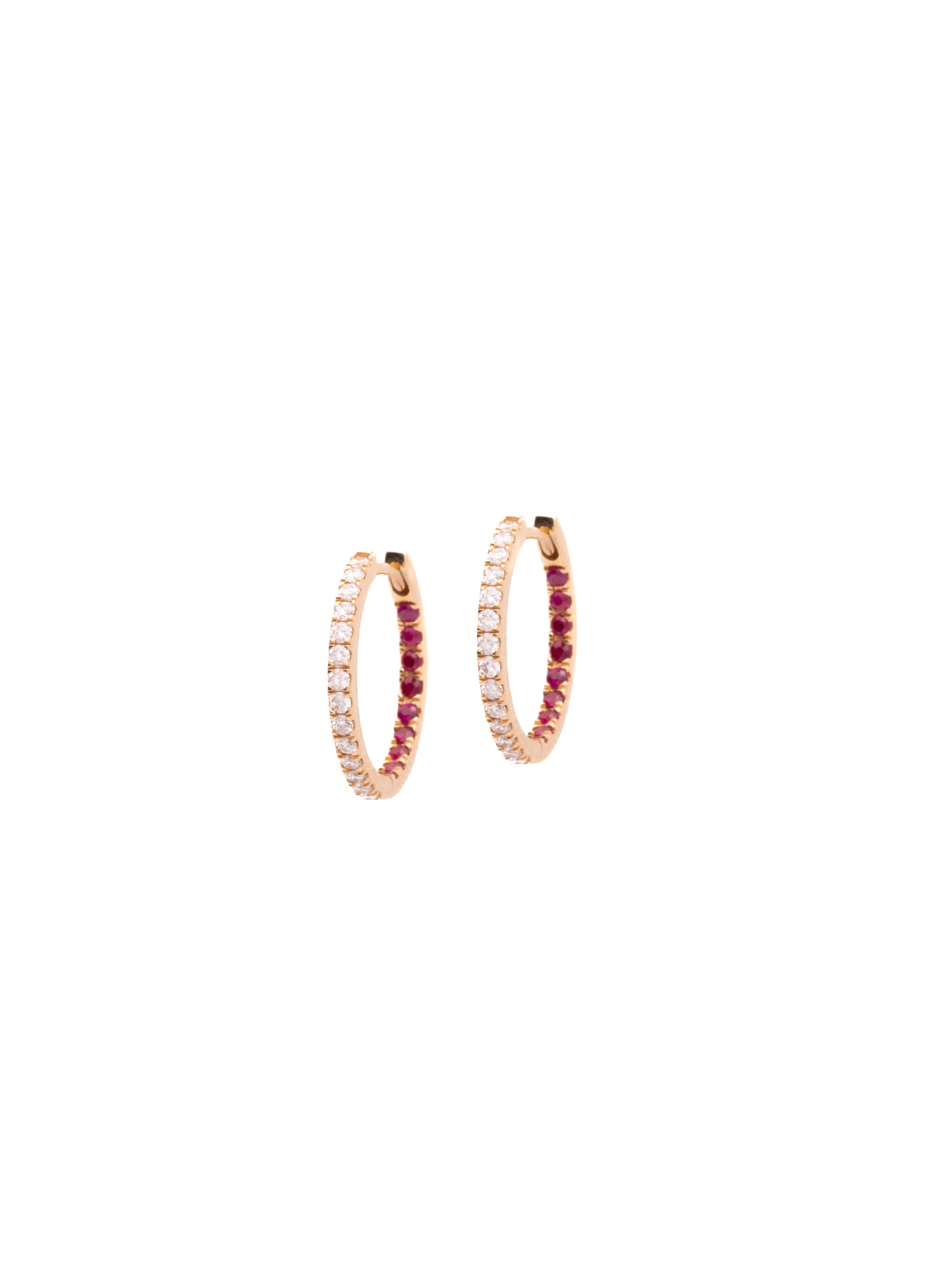 Ruby In and Out Hoops