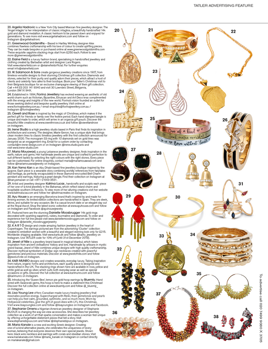 Tatler Feature - ‘Beirut’ Earrings