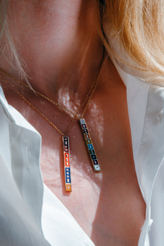 Say it in Morse Pendant - Customizable