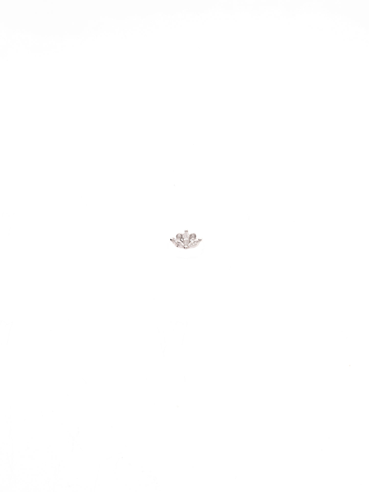 Diamond Lotus Single Stud
