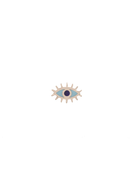 Enamel Eye Single Stud